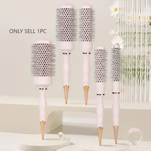 Professional Round Blow Dry Brush, Blow Dryer Brush, Small Ceramic Ionic Heated Round Hot Air Brush for Stylish Curls, Lightweight Hair Comb, 5 Sizes Available, Thermal Blowout Brush