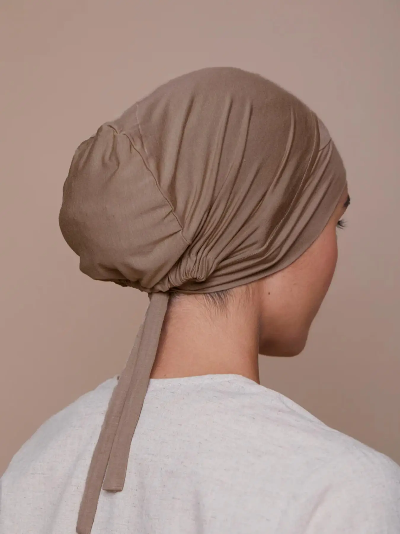 Women's Fashion Turban Hat, Adjustable Elastic Hijab Cap, Breathable Modal Material, Suitable for All Seasons, Muslims Daily Wear Accessory