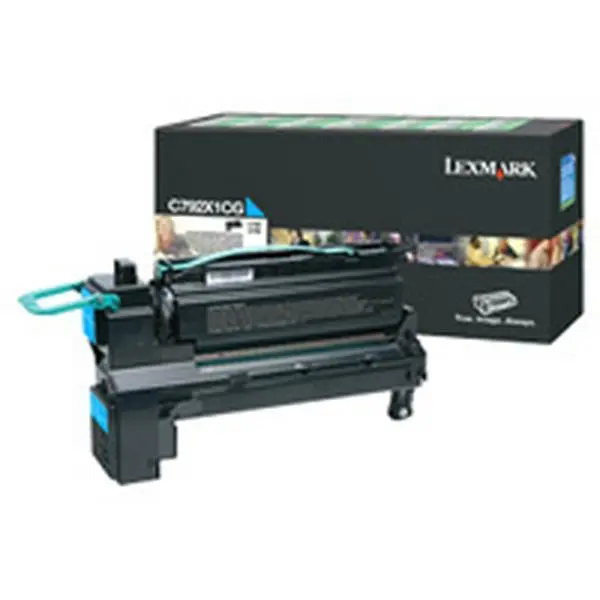 Lexmark X792 Series Cyan Extra High Yield Return Program Ink & Toner Cartridge, Replacement for Lexmark Printers, Cyan Ink