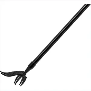 Upgraded Weed Puller Tool Stand Up Heavy Duty: Alloy Long Handle & 4-Claw Steel Head Design, Durable And Lightweight Weeding Tool Gardening Supplies - No Need to Bend Over Or Kneel Down to Weed Easily