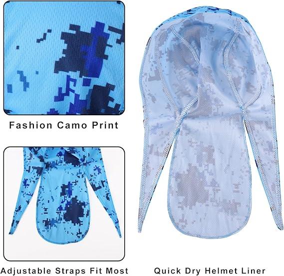 4pcs Sweat Wicking Beanie Cooling Skull Cap Motorcycle Head Wrap Bandana for Men Women headband hair soft scarf 4pcs Sweat Wicking Beanie Cooling Skull Cap Motorcycle Head Wrap Bandana for Men Women headband hair soft scarf