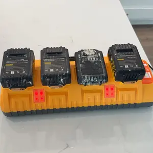 Product Review of Amityke DCB104 Replacement for Dewalt Multi-Battery Charger Station 4-Port Efficient Charging 12V 20V Batteries Dual USB Ports LED Indicator Portable Power Tool Accessories from J**n e** p**n