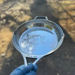 Mystery 10” Polished Cast Iron Skillet