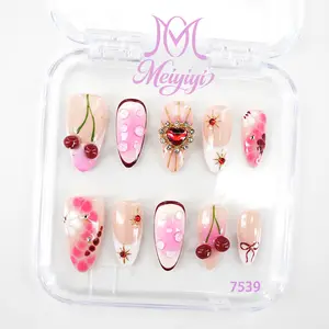 .DP.7539.3D Cherry Wearable Nail