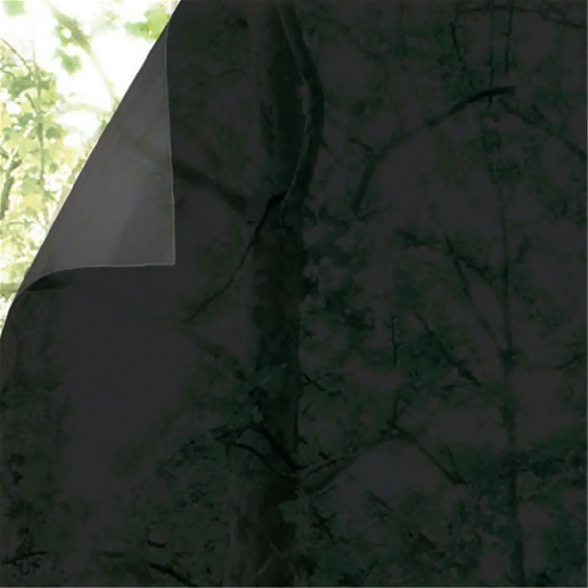 212 MAIN Black Privacy Static Cling Vinyl Window Film for Indoor Use, Glare Control, Heat Control, 36 in x 78 in, Static Window Film, Vinyl Film