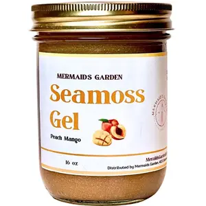 Peach Mango Sea moss gel superfood 16 oz
