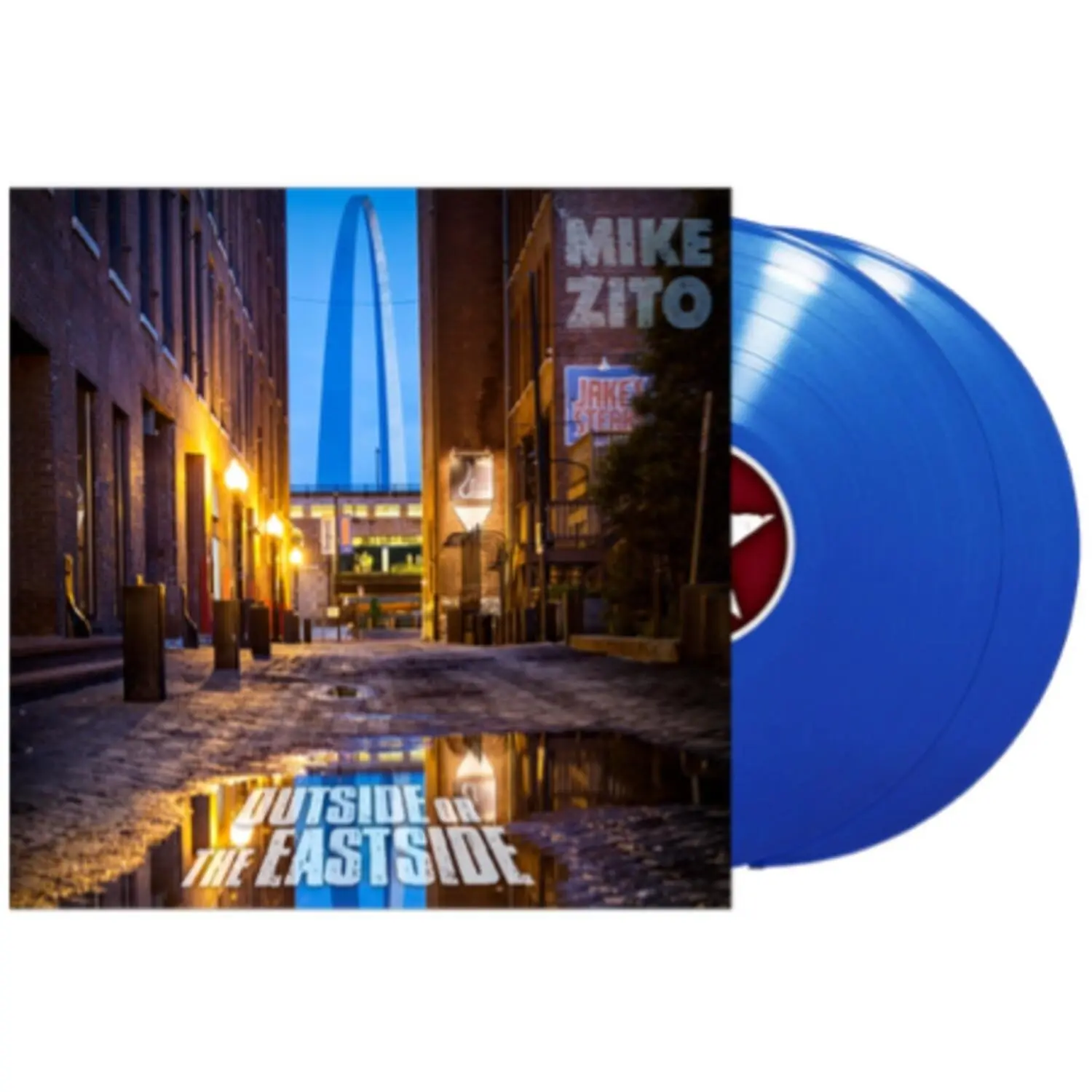 Mike Zito - Outside the Eastside English Gulf Coast Personal Record for Mike [VINYL RECORDS - LP (Long Play)] Blue Colored Vinyl