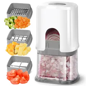 Multi-Functional Vegetable Chopper, Efficient Dicing Tool, Vegetable Slicer Dicer, Ideal for Kitchen Use, Easy-To-Use Design, Perfect for Home Cooking