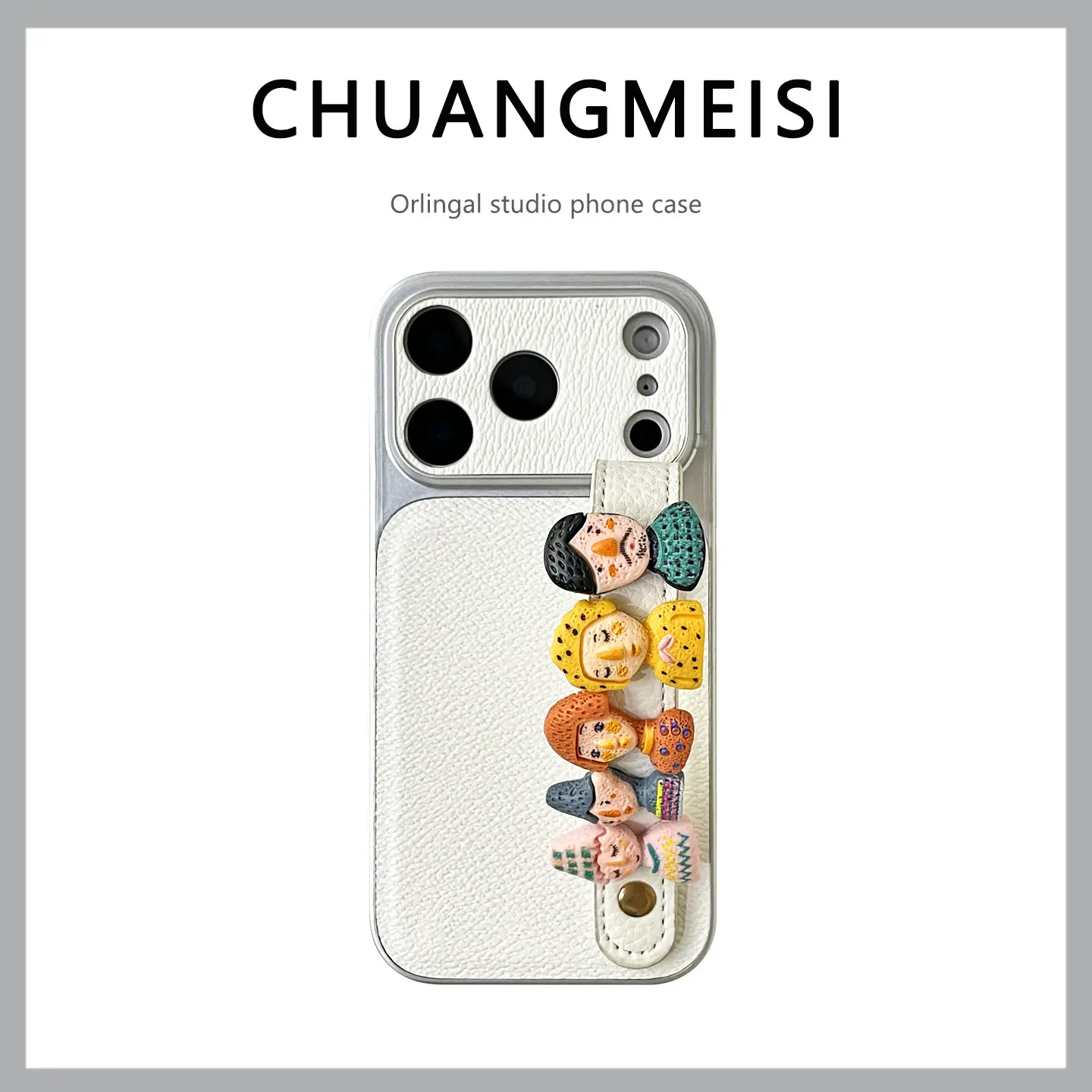 Large Window Premium Lychee Texture Case for iPhone 17 Pro Max 16 15 14 Pro 13, Shockproof Protective Cover Large Window Premium Lychee Texture Case for iPhone 17 Pro Max 16 15 14 Pro 13, Shockproof Protective Cover