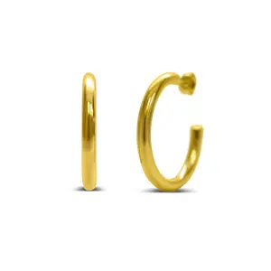 Isla Weightless Hoop – 35mm Gold