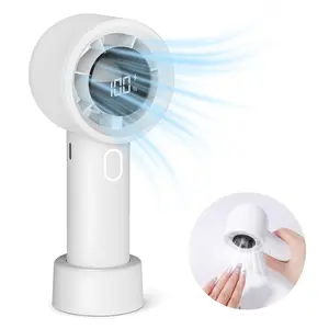 Portable Compact Nail Fan Dryer for Regular Polish, Acrylic Care & Nail Art, 100 Adjustable Speeds, Smart Display, 30dB Quiet Manicure Tool