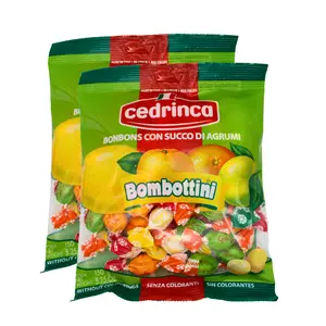 Cedrinca Bombottini, Imported Italian Fruit Candies, Pack of 2, 175 grams, Bon Bon