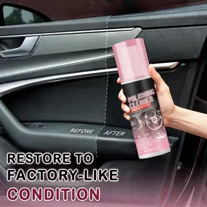 Interior Car Cleaner & Trim Restorer Kit - UV Protection, User-Friendly Auto Accessories Interior, Car Detailing Accessories, Leather Cleaning Kit for Leather, Plastic, Rubber summervibes