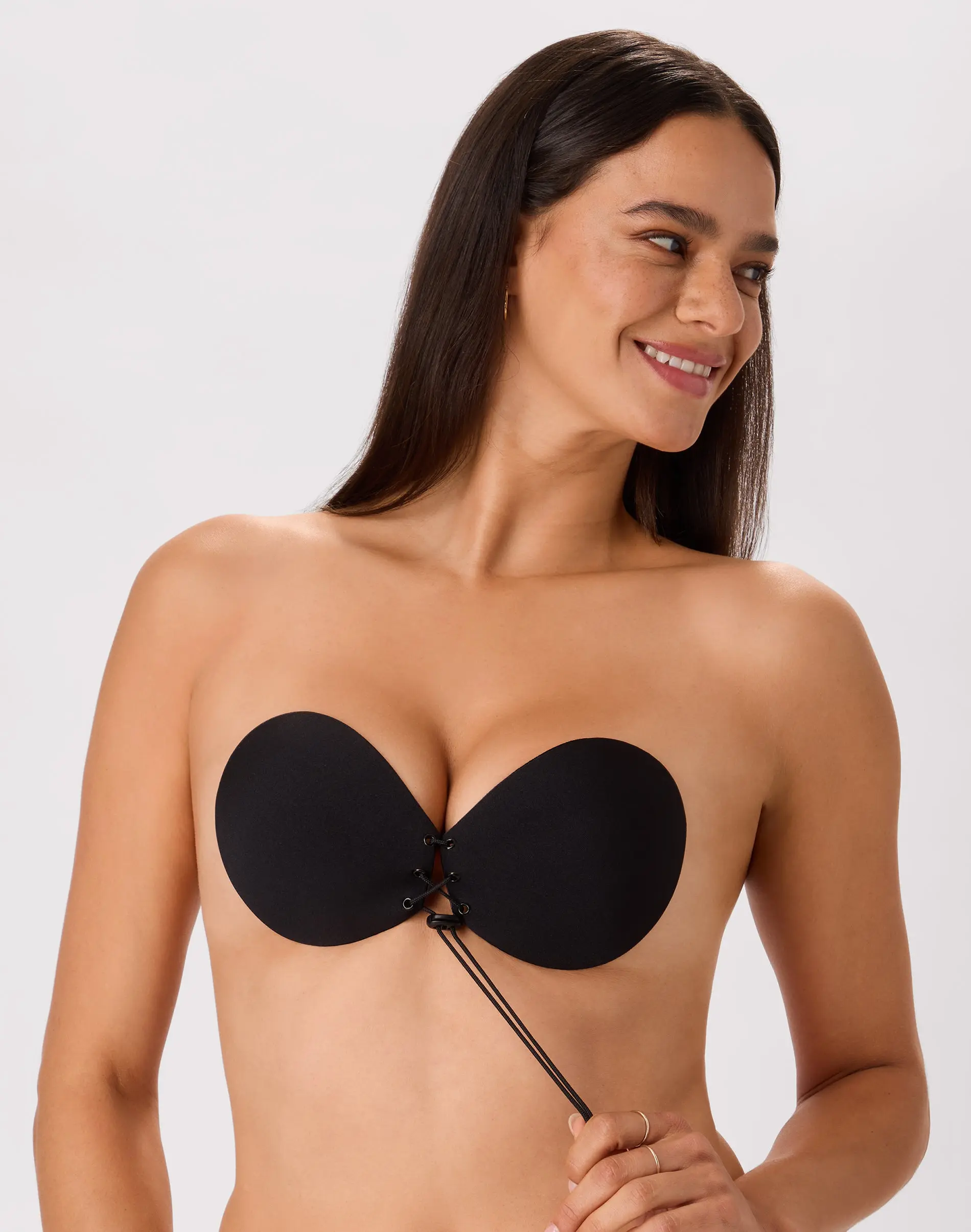 Maidenform Lace Up Adhesive Bra, Reusable Lift & Shape - Backless, Deep V Women's Maidenform Lace Up Adhesive Bra, Reusable Lift & Shape - Backless, Deep V Women's