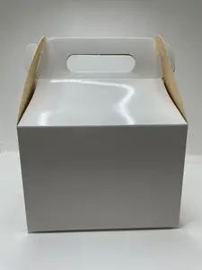Sublimation Party Favor Boxes, Boxes for lunch, Gables Boxes, Blank box. Tableware Lunch Boxes Glossy