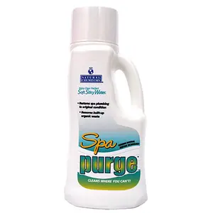 Natural Chemistry Spa Purge Cleaner - Aquatic Fitness Equipment Maintenance Solution for Buildup Removal, Plumbing Cleaning Support, and Stain Elimination