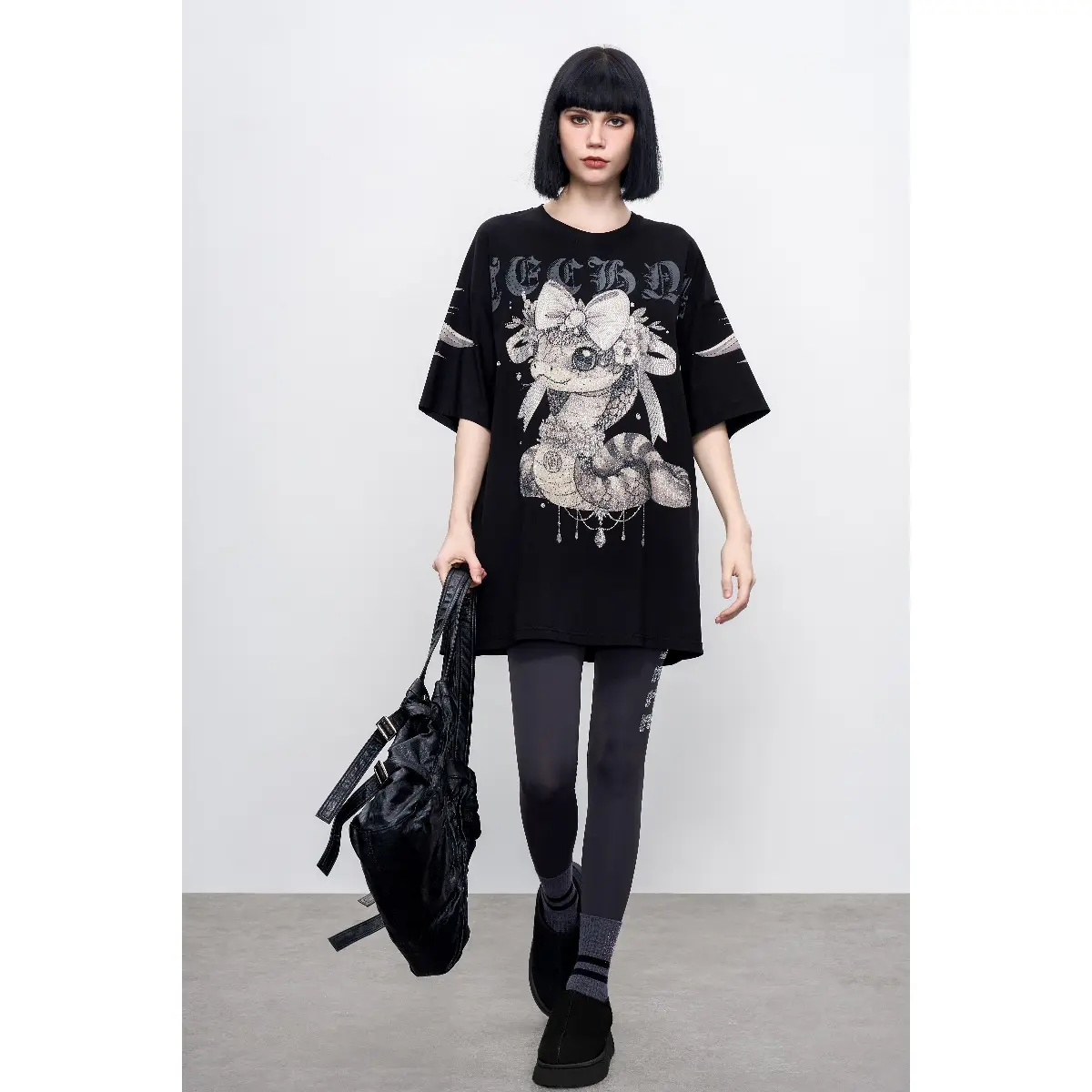 TCH - Heavy Industry Trendy Brand Small Snake Hot Diamond Fashion Leisure Versatile Dress