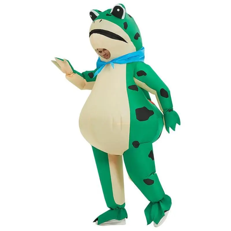 Inflatable Frog Costume Funny Full Body Blow Up Cosplay Costume Suit for Adult Halloween Party Costume for Adult Role Play Inflatable Frog Costume Funny Full Body Blow Up Cosplay Costume Suit for Adult Halloween Party Costume for Adult Role Play