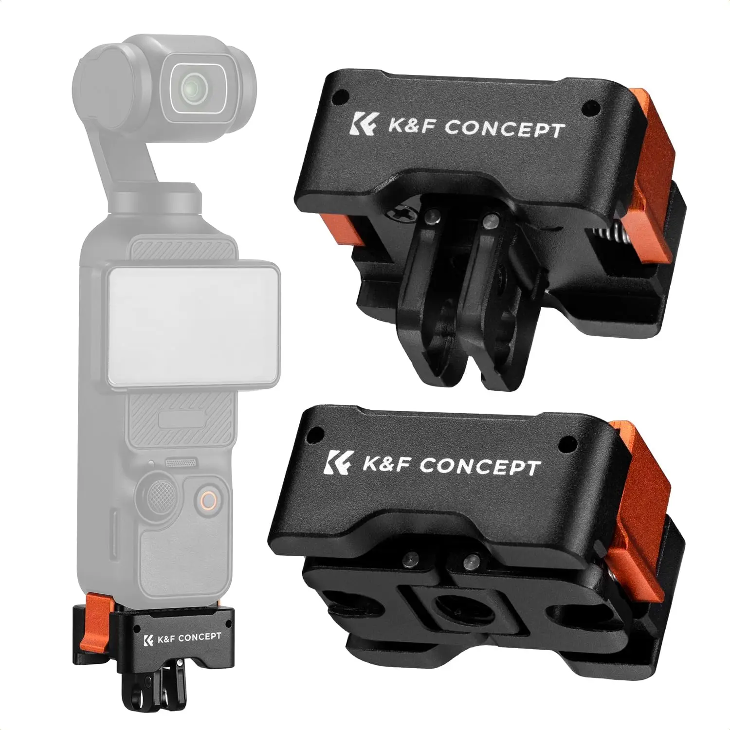 K&F CONCEPT Magnetic Quick-Release Base Mount, Camera Stabilizer Accessory for DJI Osmo Pocket 3/XTRA
