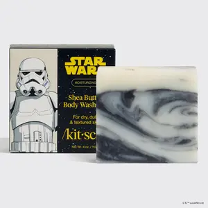 Star Wars™ & Kitsch Shea Butter Moisturizing Solid Body Wash - Stormtrooper Swirl Star Wars™ & Kitsch Shea Butter Moisturizing Solid Body Wash - Stormtrooper Swirl