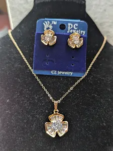 AD pendant earrings set