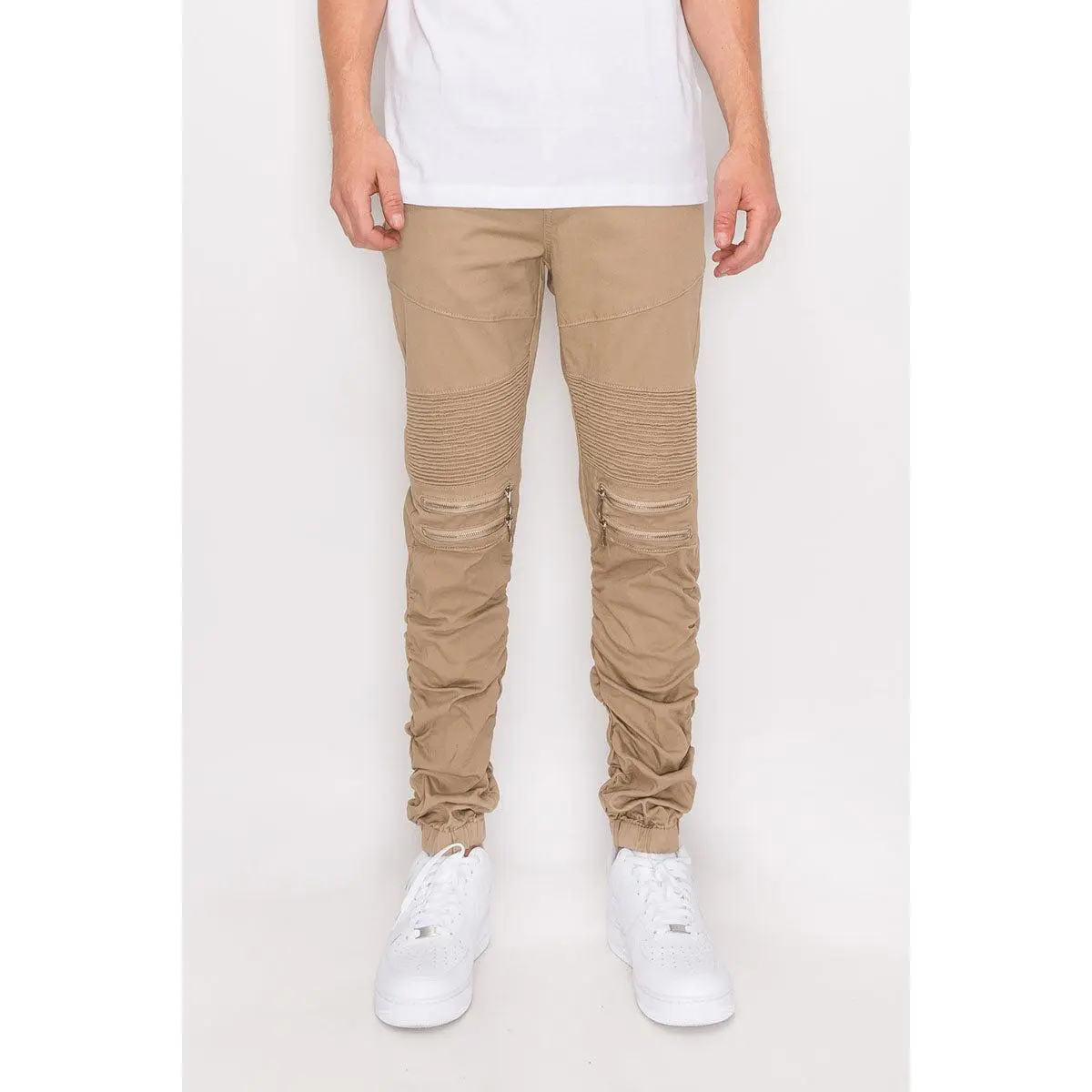Twill Stacked Jogger Pants