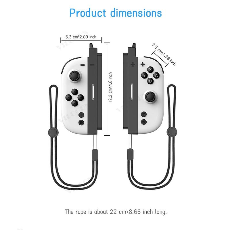 Magnetic RGB Joycons Game Controller for Switch 2 Joypad with Wrist Strap NS2 Gaming Joycon Lanyard Grip Switch Accessories