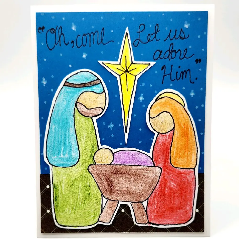 Nativity holiday cards