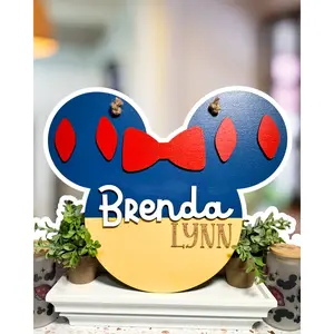 Enchanted Ears | Custom | Snow Personalized Name Sign