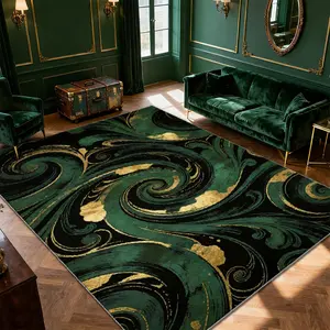 Soft and comfortable printed carpet, home decorative carpet, large living room carpet, sofa cushion, entrance mat, coffee table mat, bedroom carpet, bedside rug, suitable for various scenarios such as shopping malls, cafes,merry Christmas、let it snow