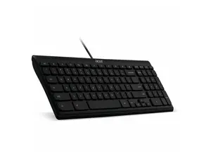 Acer AKB910 Wired USB Keyboard – Compact Design, Full-Size Keys, Chrome OS Compatible - Black