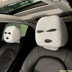 2-Pack Car Headrest Cover Set, Fun and Unique Design, Universal Fit for Car Seats and Options, Car Interior Accessories, Car Interior Decor
