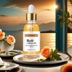 Butt Skin Care Oil (30ML/30ML*5), Nourishing Moisturizer for Firming & Elasticity, Hydrating Body Massage Oil for Enhanced Texture