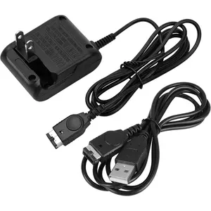 Replacement for Gameboy Advance SP Charger, AC Power Adapter & USB Charging Cable for Nintendo DS and Game Boy Advance GBA SP Consoles