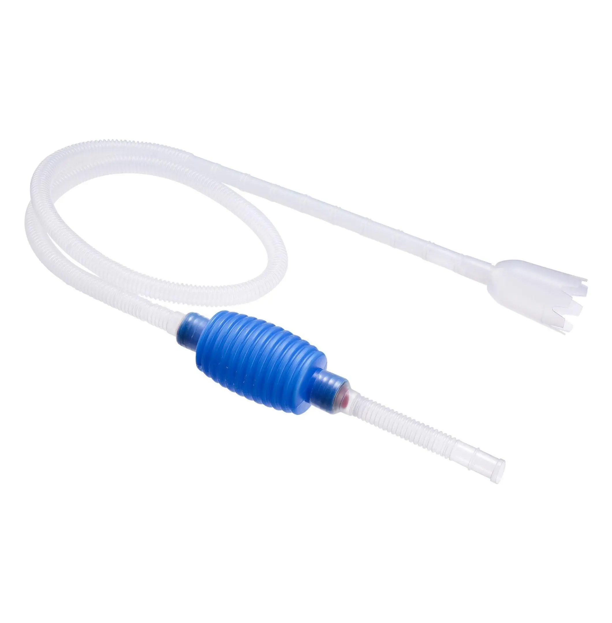 Aquarium Vacuum Cleaner - Fish Tank Gravel Siphon Cleaner Kit - 8-13 Gallon Aquariums - Water Changing & Cleaning Tool - Includes Filter Net & 54" Hose LA01