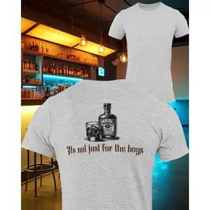 Its Not Just For the Boys T-Shirt - Casual Wear with Graphic Design and Color Options