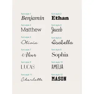 Personalized Name Lettering Decal