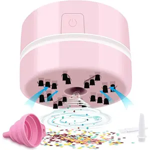Diamond Tools, Diamond Accessories for Diamonds, Desk Accessories Hand-Held Vacuum Cleaner, Desk Vacuum Cleaner Mini (Pink)