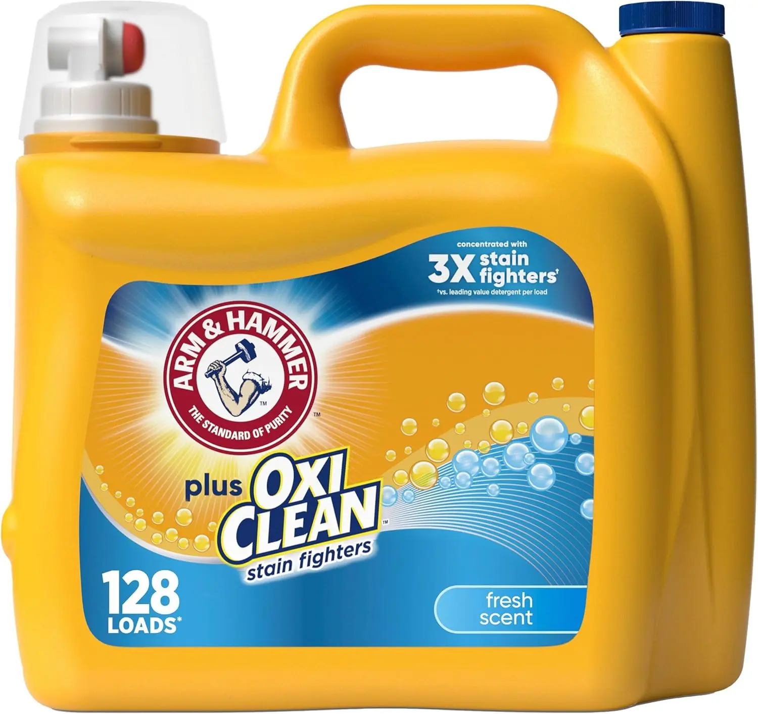 128 Loads Plus OxiClean Fresh Scent Liquid Laundry Detergent