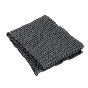 212 MAIN Caro Series Waffle Towel - Cotton Fabric Minimalist Bath Towel, 20x40 in, Magnet Finish