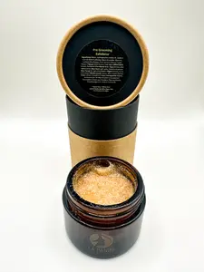 LA PANIM Exfoliator with Marine Extracts & Papaya Seed Extract for Gentle Skin Treatment with Spirulina Algae & Kelp - Non-Abrasive Cleanser for Soft Skin