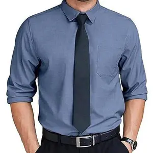 COOFANDY Mens Shirts Wrinkle Free Long Sleeve Button Down Shirts Formal Business Shirt WITHOUT TIE! Classic Collar Fabric Menswear Fabric Menswear Longsleeves Plain