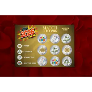 2026 Match & Win Grad Scratch Card Game
