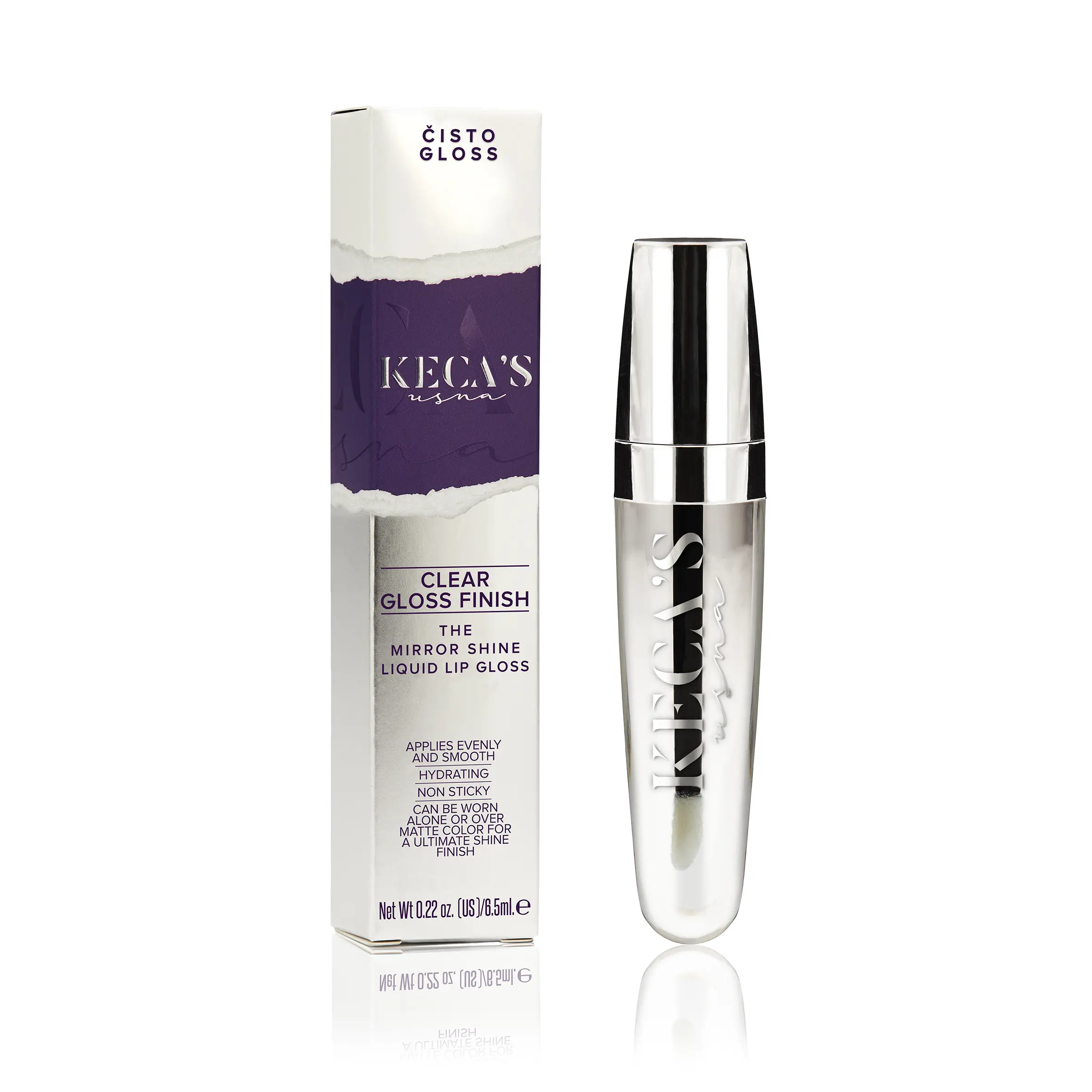 Čisto Gloss Clear Gloss Finish - The Mirror Shine Liquid Lipstick