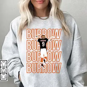 Joe Burrow Cincinnati Football Sweatshirt, Cool Joe Retro Crewneck, Vintage Game Day Spirit Fan Gift Apparel