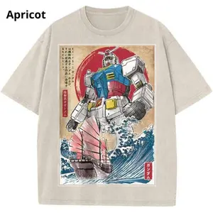 RX-78-2 Gundam Shirt, Anime Shirt, Vintage T-Shirt- Vintage Graphic Tee - Unisex Menswear & Womenswear - Streetwear Tops - Retro Casual Cotton Crewneck Shortsleeve Tshirt