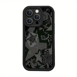 The Star Pattern Phone Cases Suitable for IPhone17,16, 15, 14, 13, 12, 11,pro Promax Plus Air . Perfect Birthday Gift for Friends TPU Fully Wrapped Camera Men's and Women's simple anti-drop protective TPU case with a Stylish Appearance. Shockproof Cover