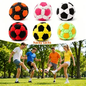 Colorful Hacky Sacks, Soft Durable Footbags for All Ages | Boost Coordination & Balance, Ideal for Solo & Group Outdoor Games