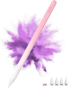 Stylus Pen for iPad 2018-2025, 15Mins Fast Charge for  Pencil, Palm Rejection, Compatible with iPad 10/9/8/7/6, iPad Pro 12.9"/11"/13" M4, iPad mini 6/5, iPad Air 5/4/3/11"-13" M2