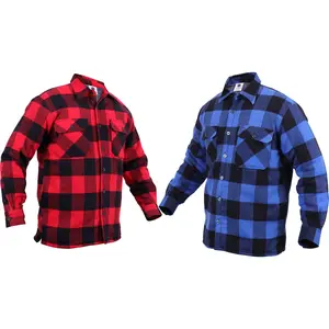 Buffalo Plaid - Sherpa Lined Flannel Jacket